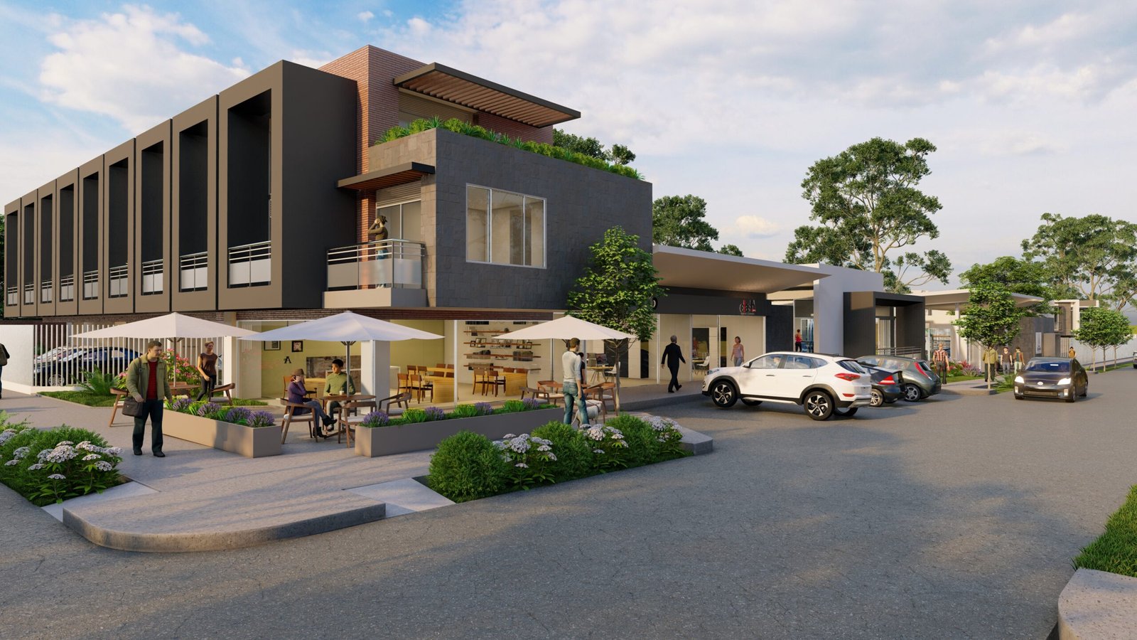 FACHADA LOCAL Y APARTAESTUDIOS - A